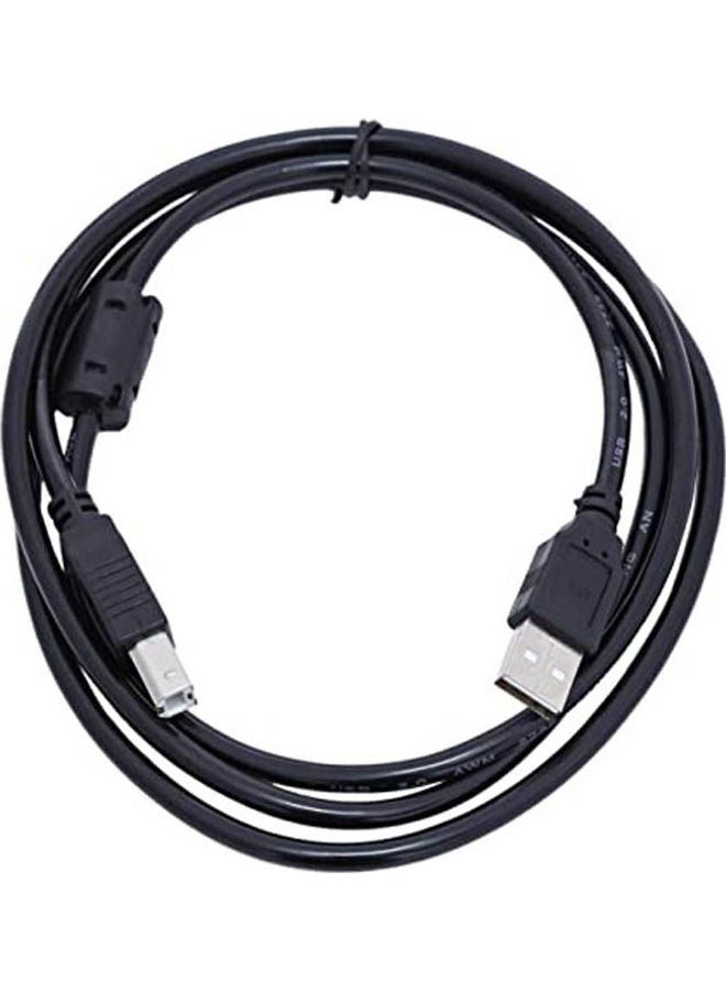 كابل طابعة USB 2.0 أسود